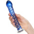 Icicles No 29 Blauwe Glazen Dildo 