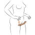 Tantus Realdoe Slim Realistische Strap-on 