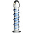 Icicles No 5 Blauwe Glazen Dildo