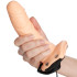 Fetish Fantasy Hollow Strap-on Vibrator Lichte Huid 20 cm