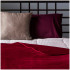 Liberator Fascinator Throw Merlot Luxueus Laken