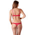 Cottelli Halfcup Beha en String Rood
