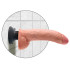 King Cock Realistische Vibrerende Dildo met Ballen 23 cm