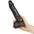 All Black Wilhelm-dildo 22 cm