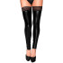 Noir Handmade Power Wetlook Hold-Up Stockings