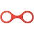 Quickie Cuffs Red Siliconen Handboeien Medium 