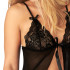 NORTIE Gro Black Kanten Babydoll Set