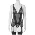 NORTIE Thora Kanten Bodystocking met Jarretels Set