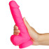 baseks Realistic Siliconen Dildo met Zuignap Medium
