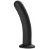 Sinful Slender Siliconen Zwarte Dildo met Zuignap Large