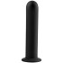 Sinful Slender Black Siliconen Dildo met Zuignap Extra Large