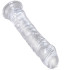 King Cock Doorzichtige Dildo 22,5 cm