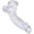 King Cock Clear - Cock with Balls Dildo 20 cm