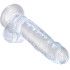 King Cock Doorzichtige Dildo met Ballen 18 cm