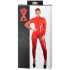 Late X Latex Catsuit met Lange Mouwen Rood