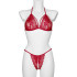 NORTIE Friia Red BH en Kruisloze G-string Set