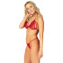 NORTIE Friia Red BH en Kruisloze G-string Set