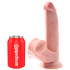 King Cock Plus Triple Density Swinging Balls Dildo 23,5 cm