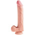 King Cock Plus Triple Density Dildo met Ballen 33 cm