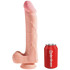 King Cock Plus Triple Density Dildo met Ballen 33 cm