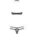 Obsessive Zwarte Beha met Halternek Set
