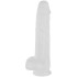 Willie City Classic Frosted Clear Realistische Dildo met Zuignap 24,5 cm
