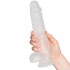 Willie City Classic Frosted Clear Realistische Dildo met Zuignap 24,5 cm