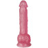 baseks Glitter Balls Dildo met Zuignap 20,5 cm