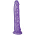 baseks Purple Glitter Dildo met Zuignap 20,5 cm