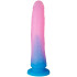 baseks Gradient Glitter Large Blue Dildo 22,5 cm