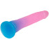 baseks Gradient Glitter Large Blue Dildo 22,5 cm