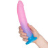 baseks Gradient Glitter Large Blue Dildo 22,5 cm