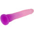 baseks Gradient Glitter Dildo met Zuignap 20 cm