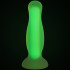 baseks Glow in the Dark Yellow Anale Dildo Medium