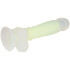 baseks Glow in the Dark Yellow Dildo met Zuignap 21,5 cm
