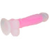 baseks Glow in the Dark Pink Dildo met Zuignap 21,5 cm