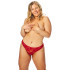 NORTIE Siv Red Kruisloze G-string Plus Size