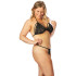 NORTIE Friia Black Triangel BH en Kruisloze  G-string Set Plus Size