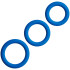 MR.MEMBR Blue Extra Dikke Cockring Set