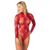 NORTIE Riga Red Kanten Kruisloze Bodystocking