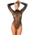 NORTIE Oda Black Leopard Kruisloze Bodystocking