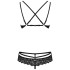 Obsessive Zwarte Kanten Bh Set