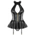 Obsessive Wetlook Korset en Slipje