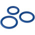 Sinful Business Blue Penisring Set van 3 Stuks