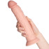 King Cock Elite Dual Density Vibrerende Dildo met Afstandsbediening 25 cm