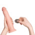 King Cock Elite Dual Density Vibrerende Dildo met Afstandsbediening 25 cm