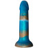 baseks Copper Blue Silicone Dildo met Zuignap 18 cm
