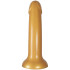 baseks Sparkling Gold Siliconen Dildo met Zuignap 18 cm