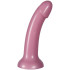 baseks Sparkling Pink Siliconen Dildo met Zuignap 18 cm