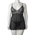 NORTIE Basil Black Babydoll Set Plus Size